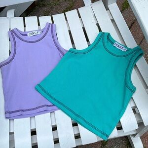 ☀️ZC&GF Crop Sleeveless Tops Size Small